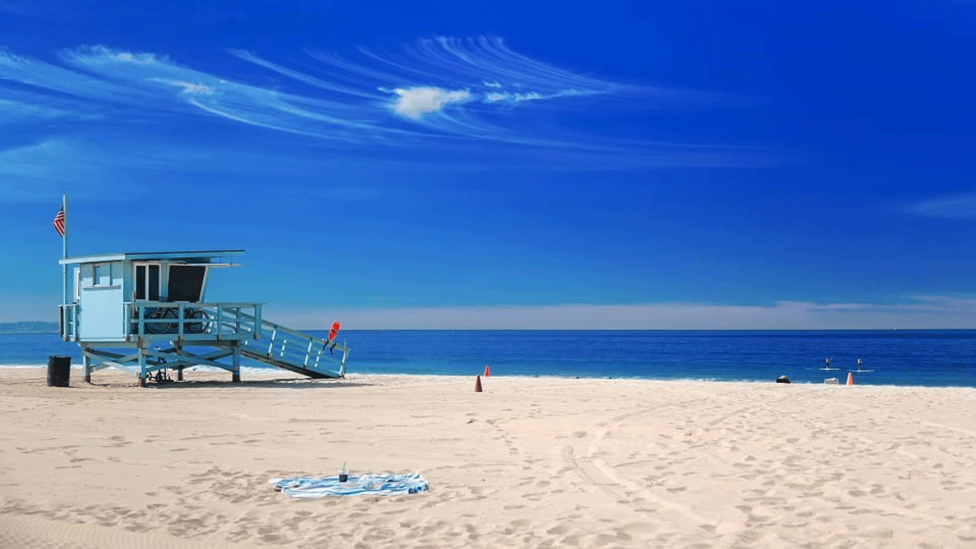 Blue Hermosa Beach